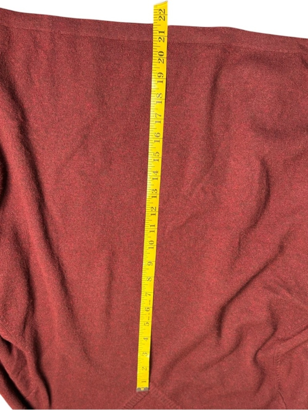 Brooks Brothers Sport Lambswool V-Neck Sweater Red Size L - Picture 4 of 7